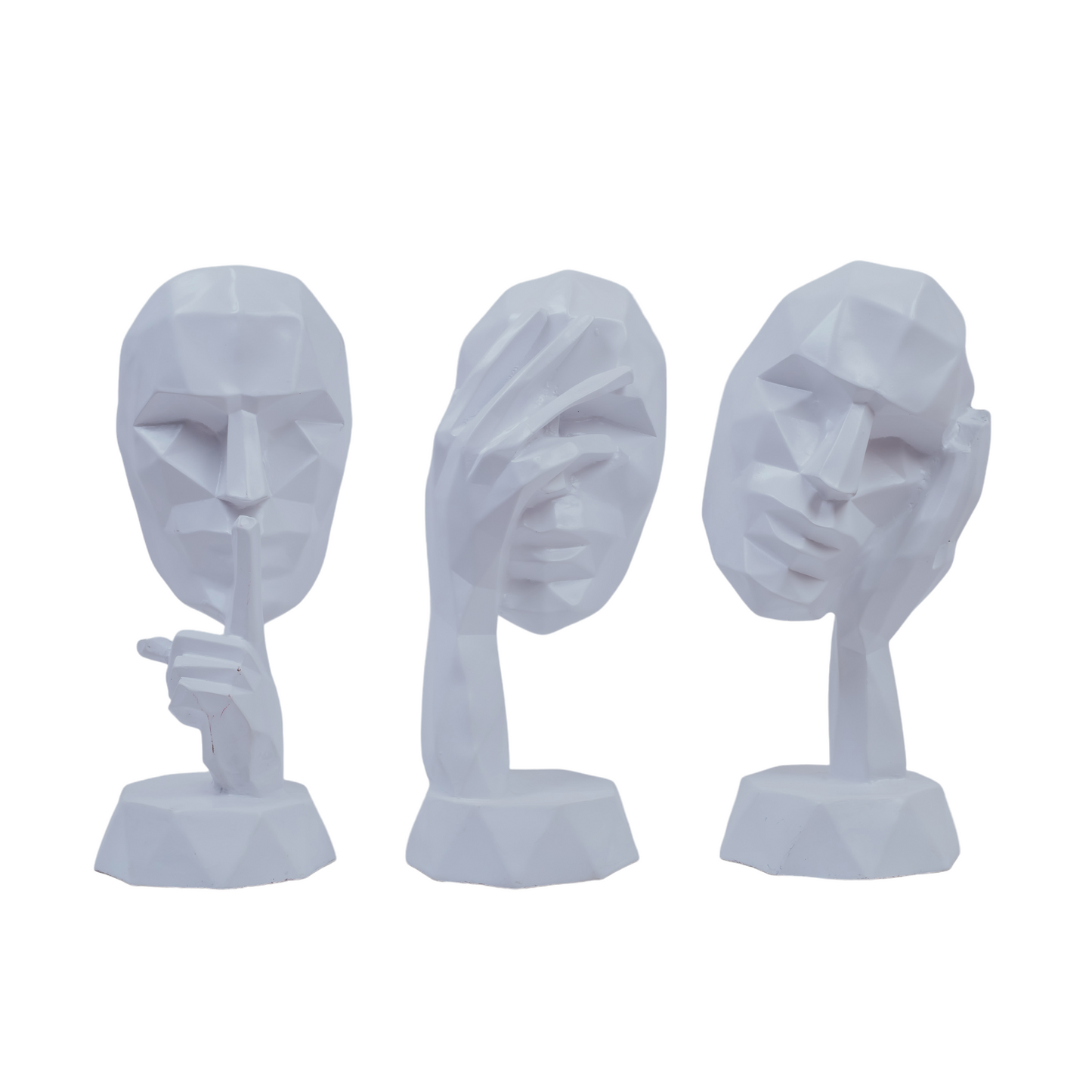 The Geometric Man with the Pose - Set of 3 - WH Dekspace
