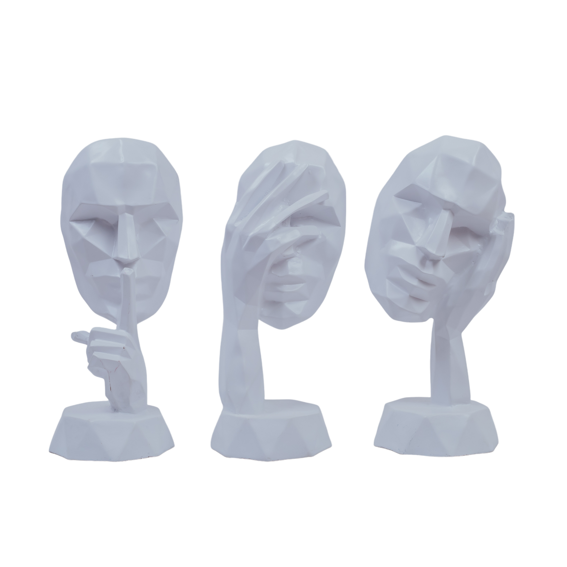 The Geometric Man with the Pose - Set of 3 - WH Dekspace