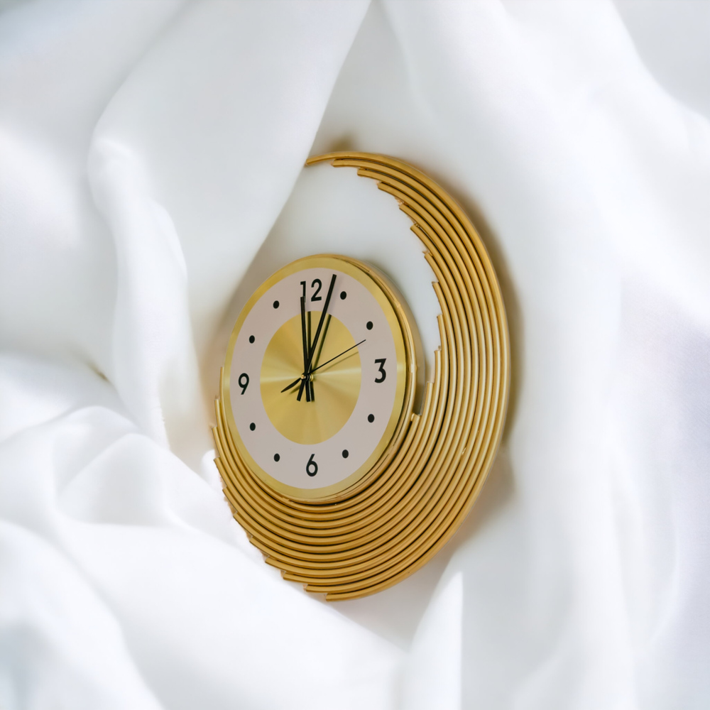 Golden Spiral Wall Clock Dekspace