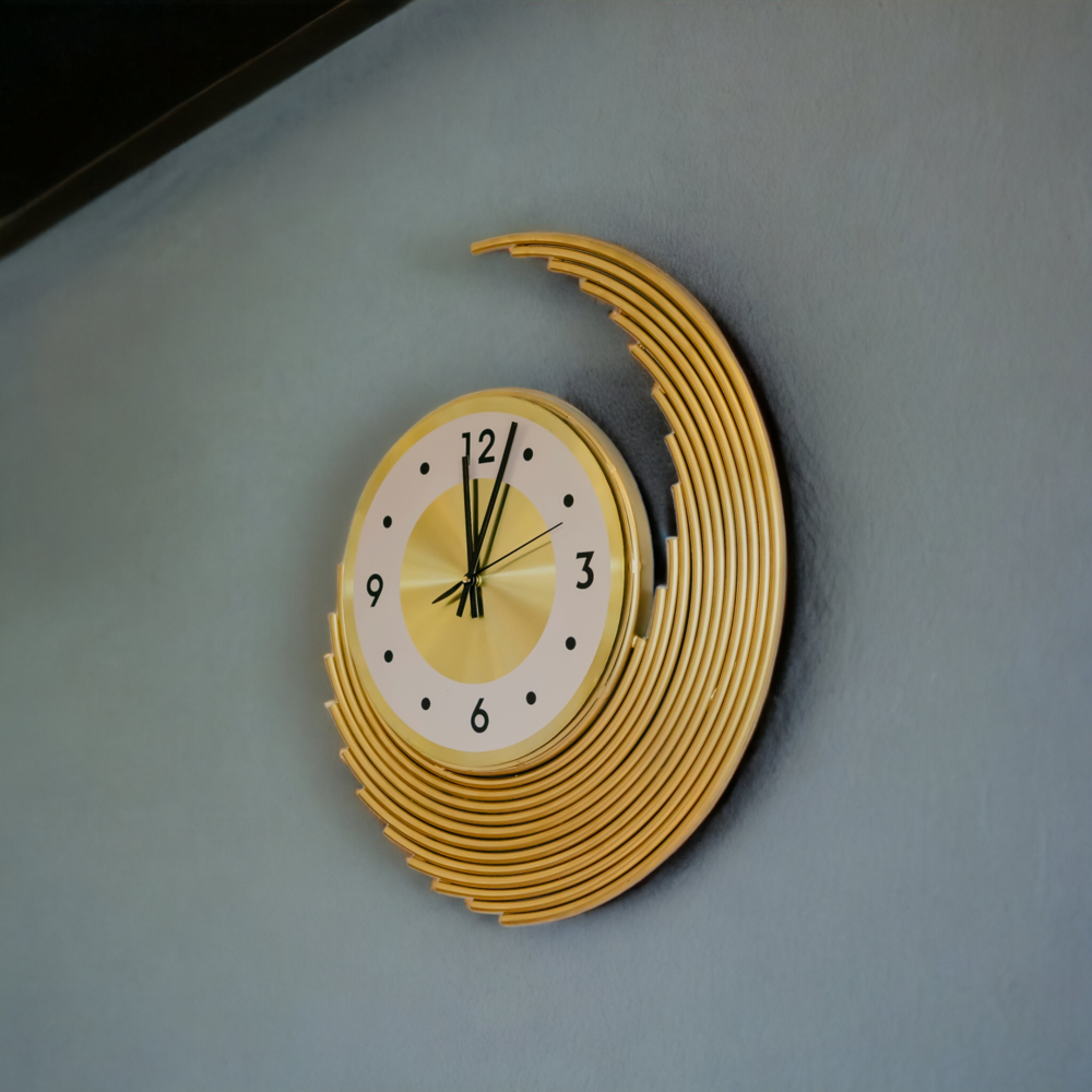 Golden Spiral Wall Clock Dekspace