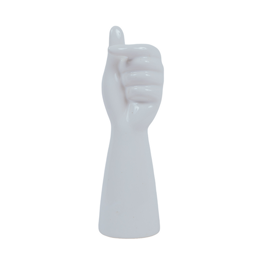 HAND DRY VASE WHITE Dekspace