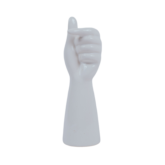 HAND DRY VASE WHITE Dekspace