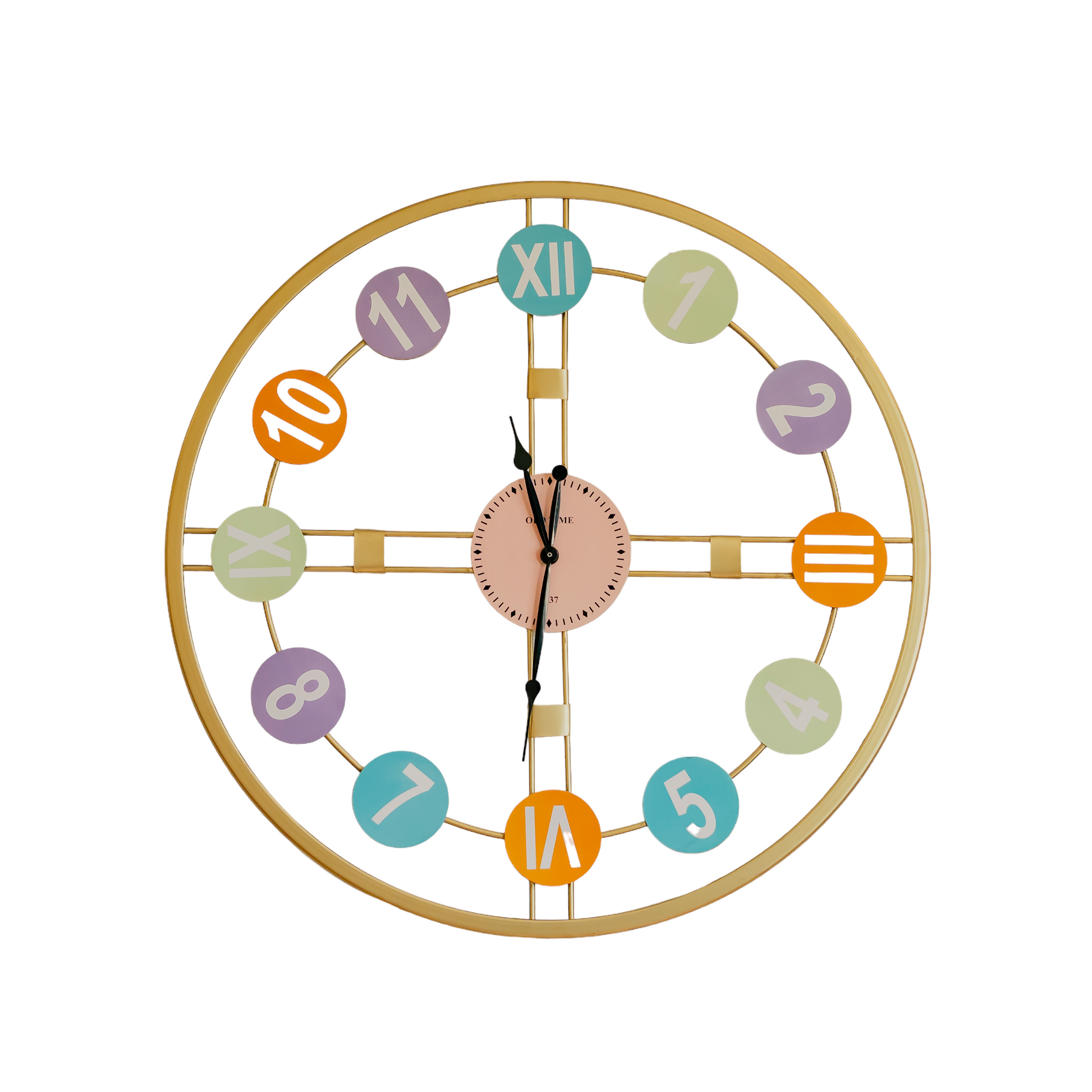 Rainbow Radiance Wall Clock Dekspace