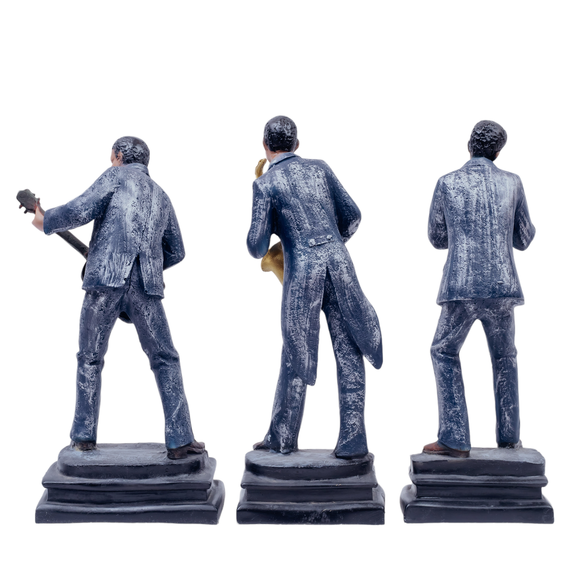 The Negro Musicians Table Figurines - Set of 3 -BL Dekspace
