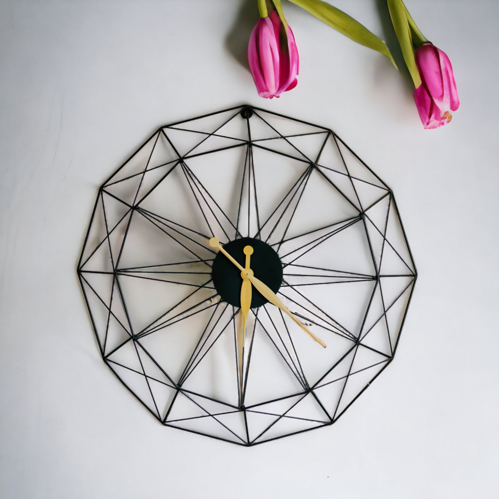 Geometric Grandeur Wall Clock Dekspace