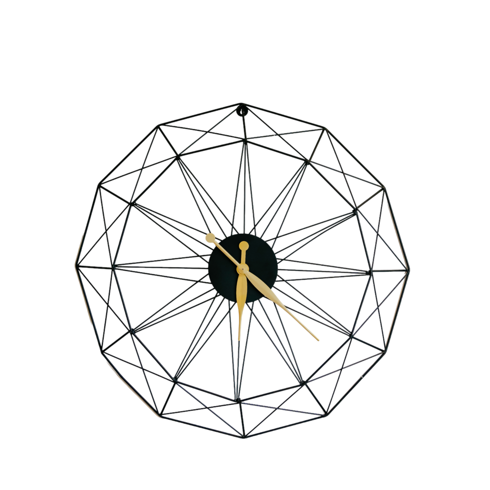 Geometric Grandeur Wall Clock Dekspace