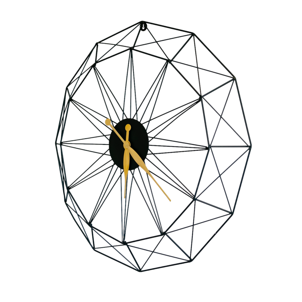 Geometric Grandeur Wall Clock Dekspace