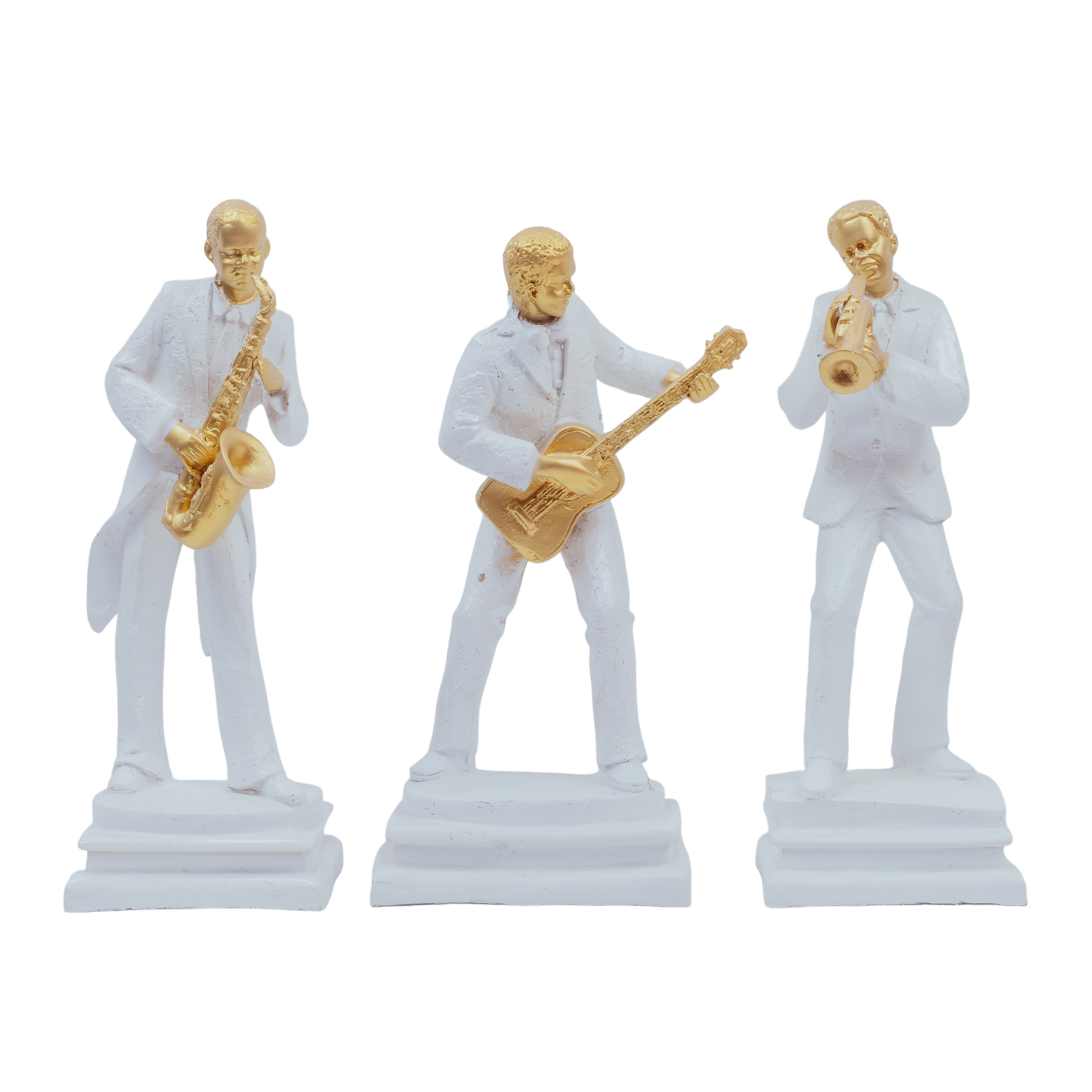 The Negro Musicians Table Figurines - Set of 3 -WH Dekspace