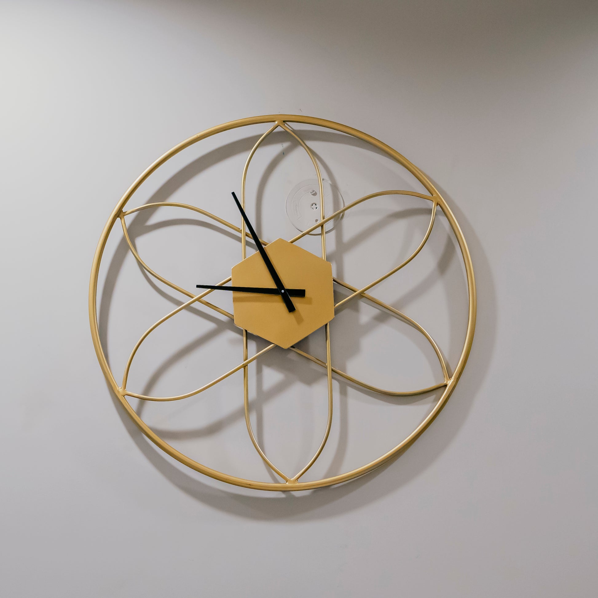Golden Blossom Wall Clock Dekspace