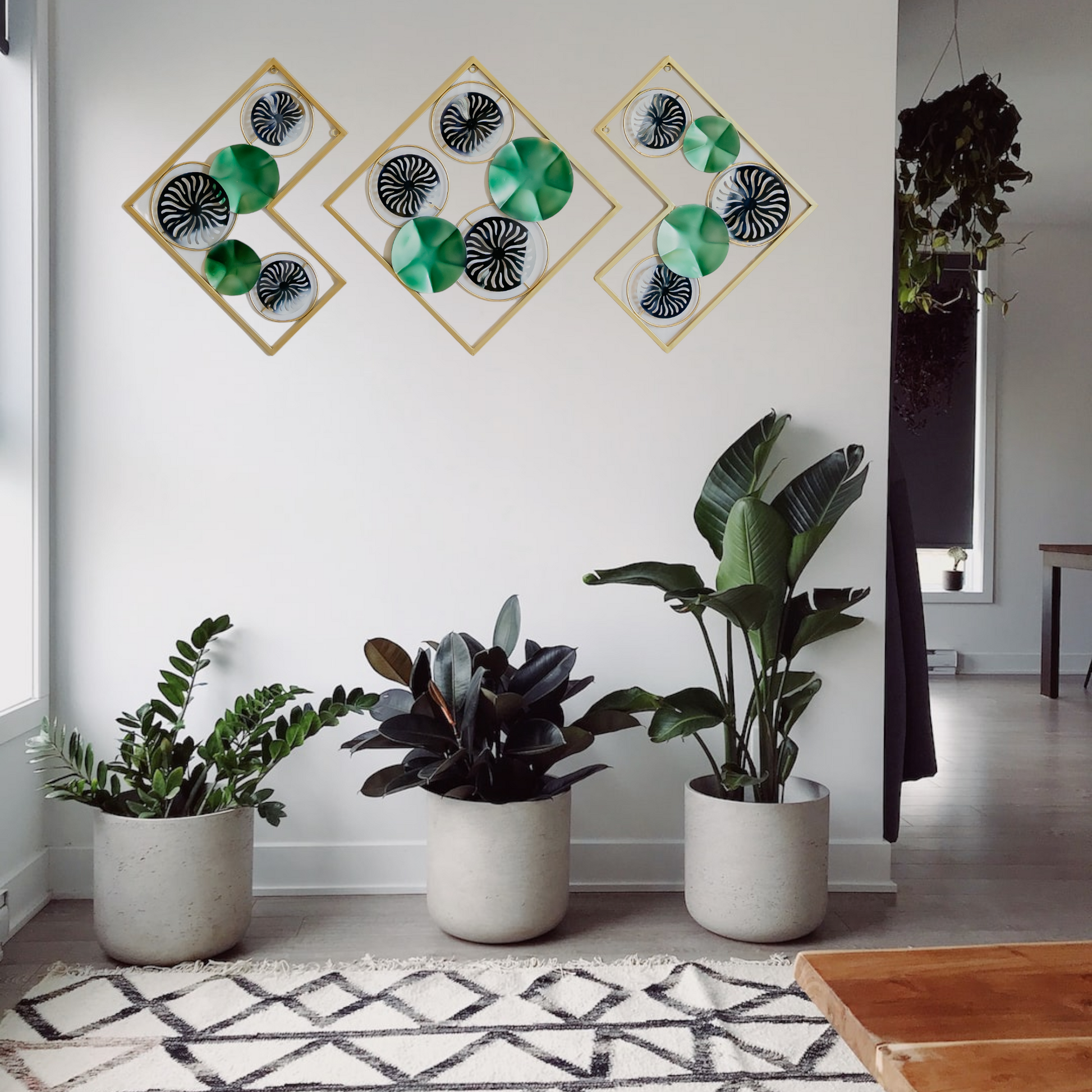 Geometric Trio Wall Art Set Dekspace