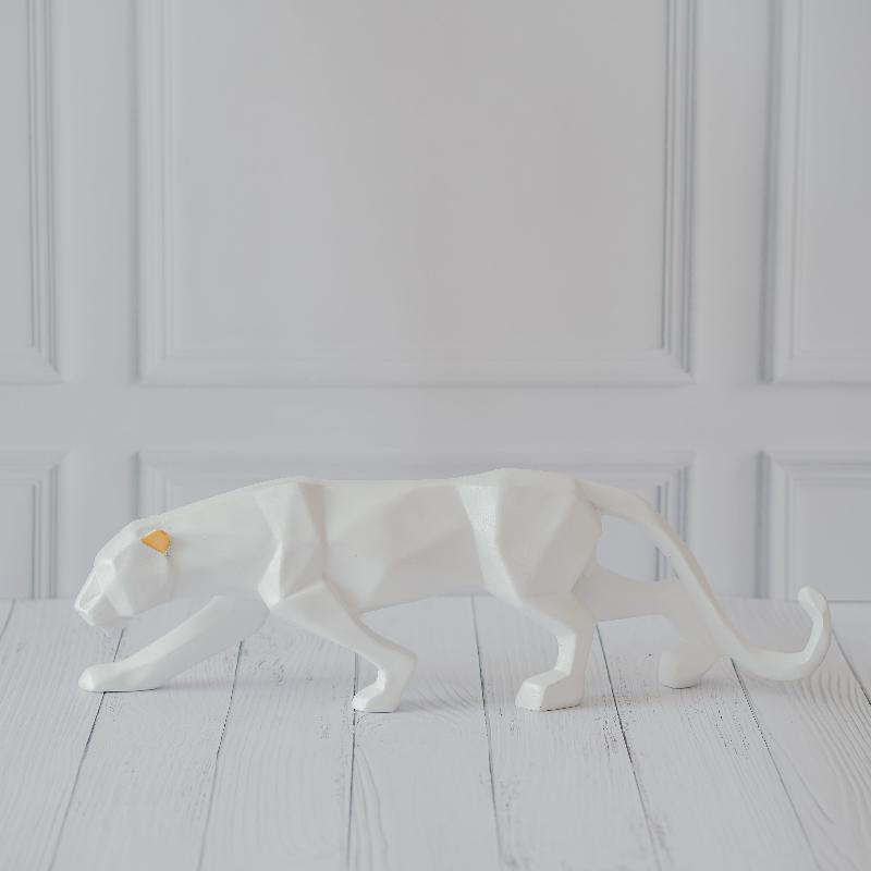The Geometric Panther Table Accent WH Dekspace