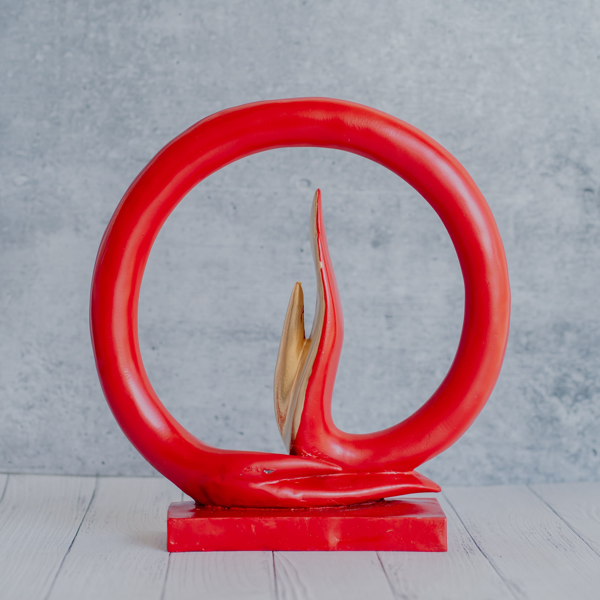 The Ring Hand Abstract Art Table Accent -RD Dekspace