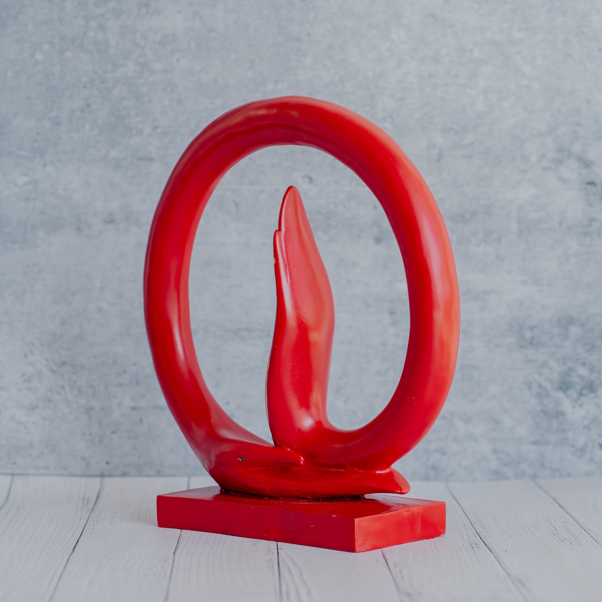 The Ring Hand Abstract Art Table Accent -RD Dekspace