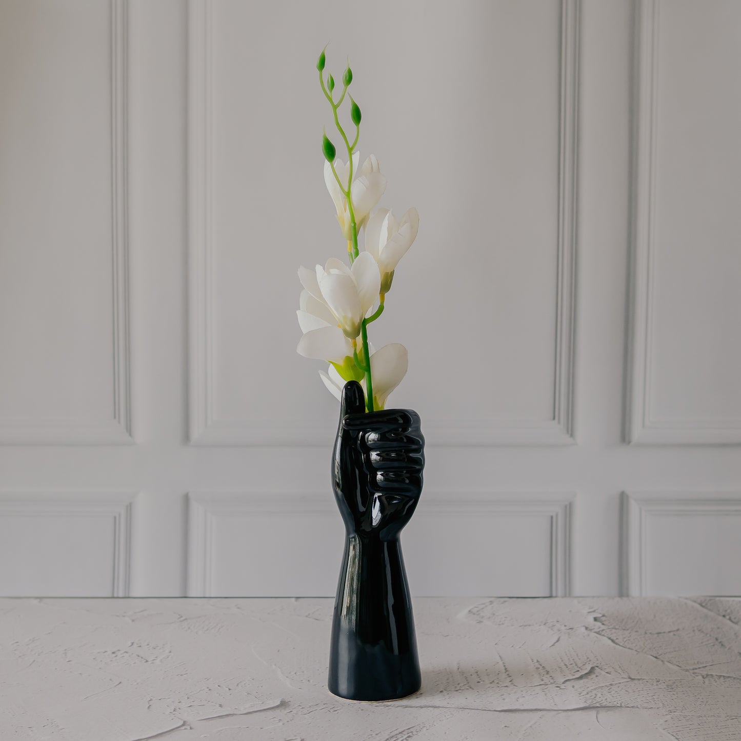 HAND DRY VASE Black Dekspace