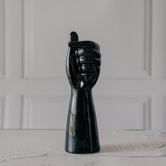 HAND DRY VASE Black Dekspace