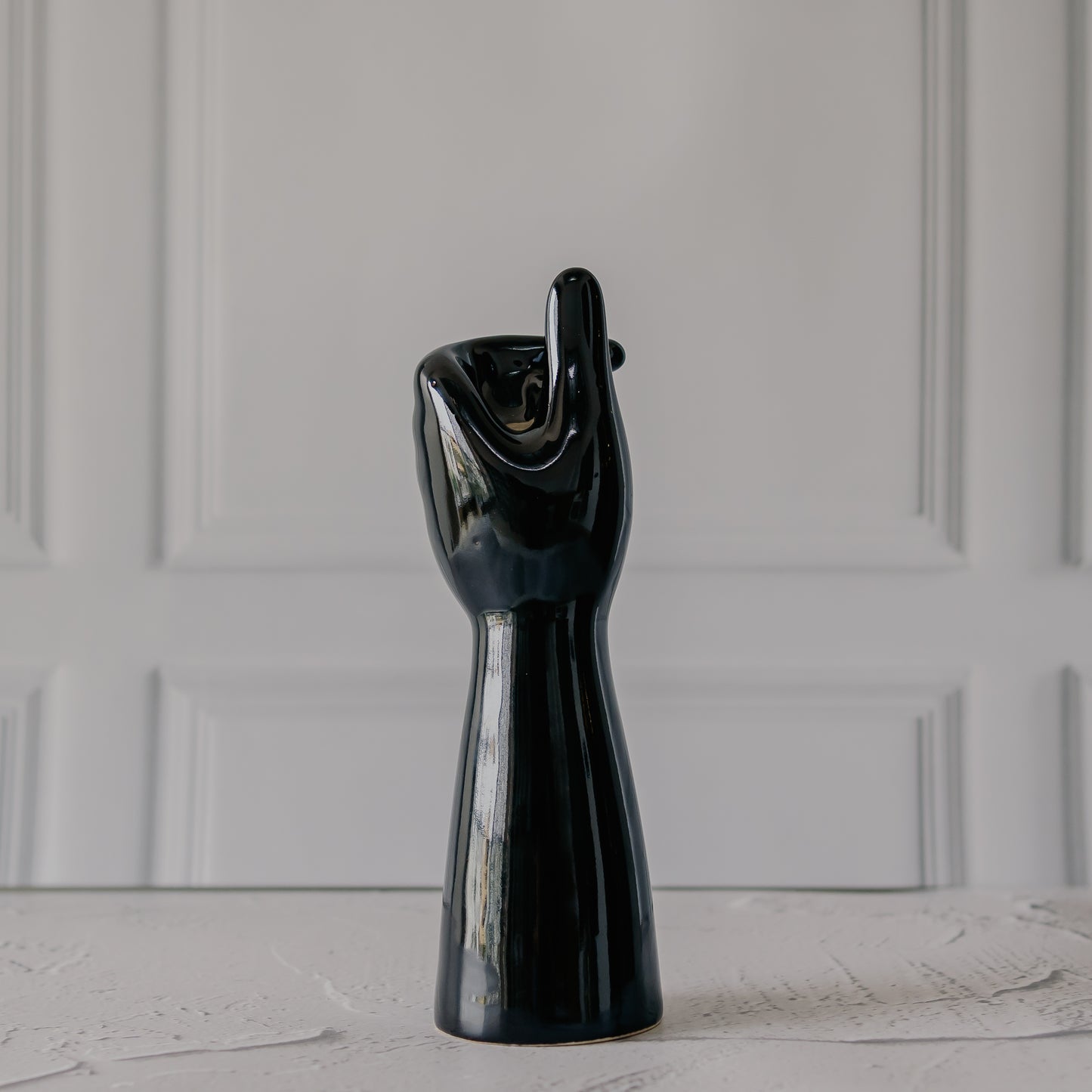 HAND DRY VASE Black Dekspace