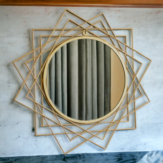 Geometric Glam  Wall Mirror Dekspace