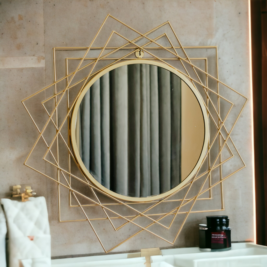 Geometric Glam  Wall Mirror Dekspace