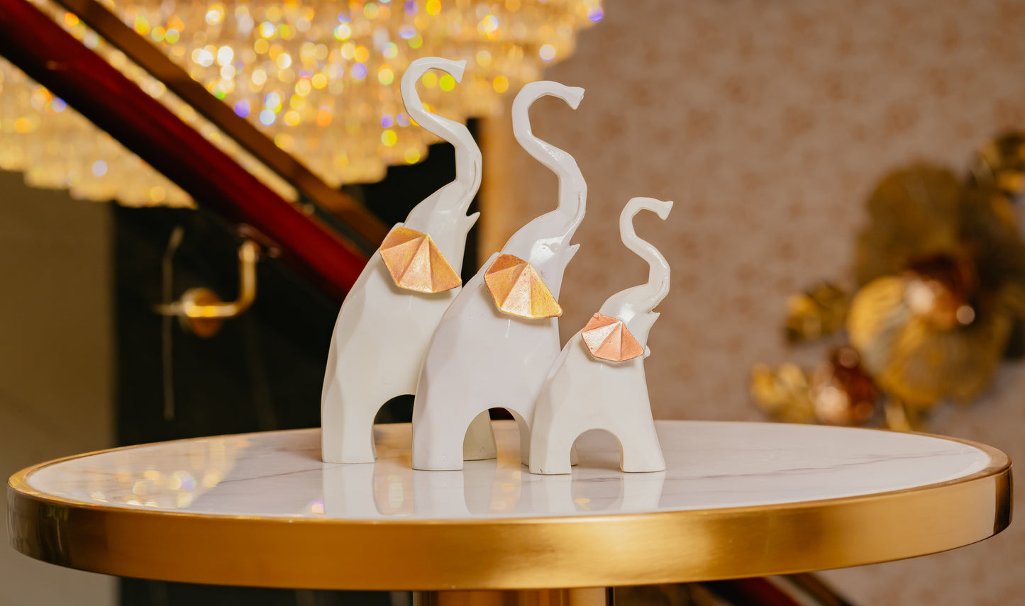 The Trumpeting Elephants - Set of 3