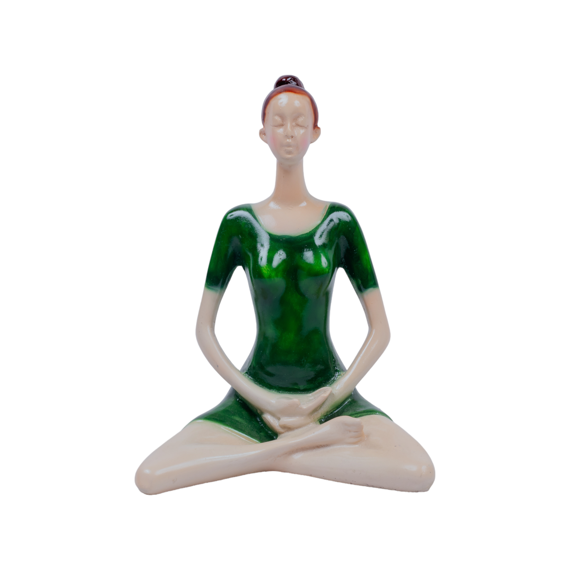 Tricolor Yoga Lady - Set of 3 Dekspace