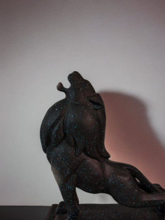 Lion Posing Bhujangasan Table Accent -BL Dekspace